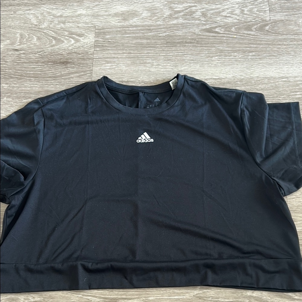 Adidas Black Crop Top